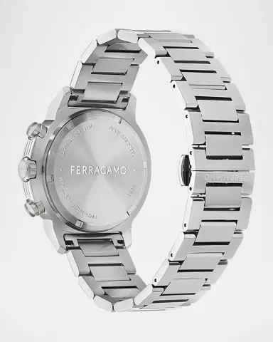 Ferragamo Sport Chrono 44mm Stainless Steel Bracelet Watch | Thumbnail 2 Ferragamo Sport Chrono 44mm Stainless Steel Bracelet Watch | Thumbnail 2
