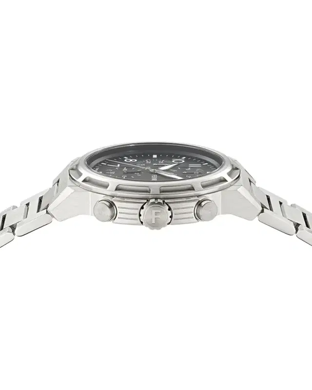 Ferragamo Sport Chrono 44mm Stainless Steel Bracelet Watch