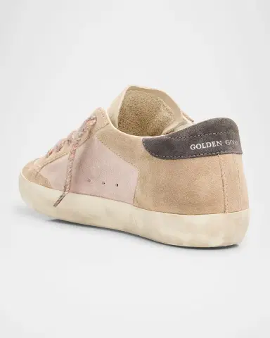 Golden Goose Super-Star Penstar Suede Low-Top Sneakers | Thumbnail 4