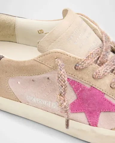 Golden Goose Super-Star Penstar Suede Low-Top Sneakers | Thumbnail 5