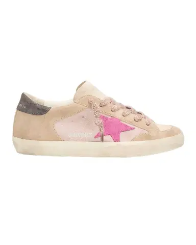 Golden Goose Super-Star Penstar Suede Low-Top Sneakers | Thumbnail 1
