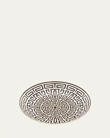 GINORI 1735 Labirinto Ebano Charger Plate, Venezia Shape | Thumbnail 2