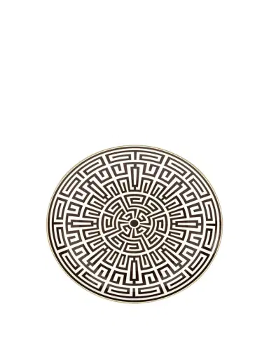 GINORI 1735 Labirinto Ebano Charger Plate, Venezia Shape | Thumbnail 1