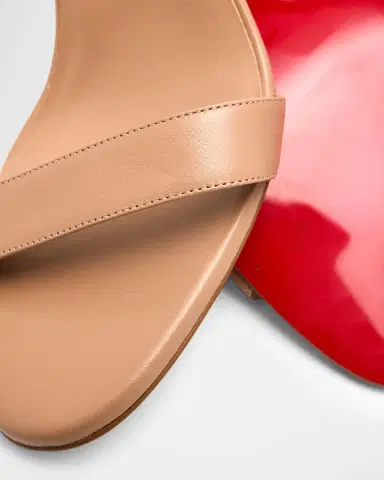 Christian Louboutin 100mm Miss Z Leather Sandals | Thumbnail 4 Christian Louboutin 100mm Miss Z Leather Sandals | Thumbnail 4