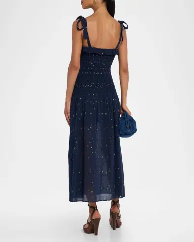 LoveShackFancy Celestial Hillaria Midi Dress | Thumbnail 2