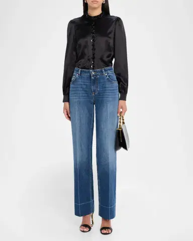 Dolce & Gabbana Orta Straight-Leg Jeans | Thumbnail 2 Dolce & Gabbana Orta Straight-Leg Jeans | Thumbnail 2