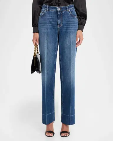 Dolce & Gabbana Orta Straight-Leg Jeans | Thumbnail 4 Dolce & Gabbana Orta Straight-Leg Jeans | Thumbnail 4
