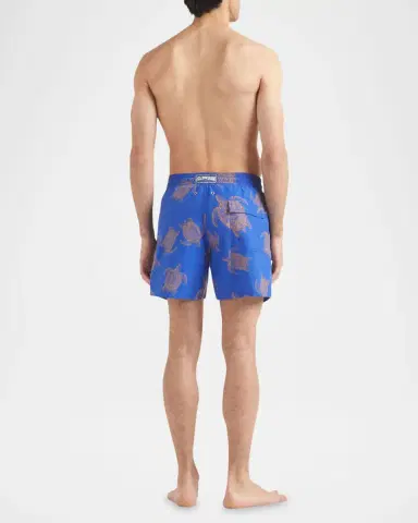 Vilebrequin Men's Tortues Galuchat Swim Trunks | Thumbnail 2 Vilebrequin Men's Tortues Galuchat Swim Trunks | Thumbnail 2