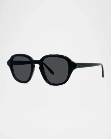 Loewe Men's Slim Acetate Square Sunglasses | Thumbnail 2 Loewe Men's Slim Acetate Square Sunglasses | Thumbnail 2