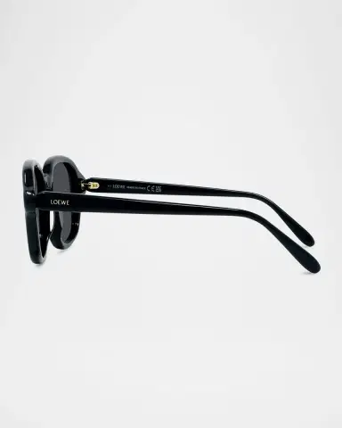 Loewe Men's Slim Acetate Square Sunglasses | Thumbnail 3 Loewe Men's Slim Acetate Square Sunglasses | Thumbnail 3