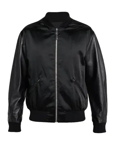 Givenchy Men's Mix Material Back-Logo Varsity Jacket | Thumbnail 1