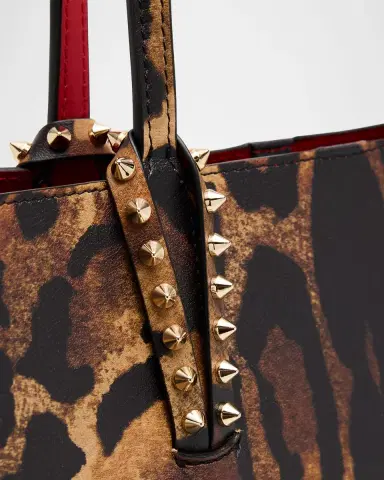 Christian Louboutin Cabata Large Tote Bag in Bengal-Print Leather | Thumbnail 6 Christian Louboutin Cabata Large Tote Bag in Bengal-Print Leather | Thumbnail 6
