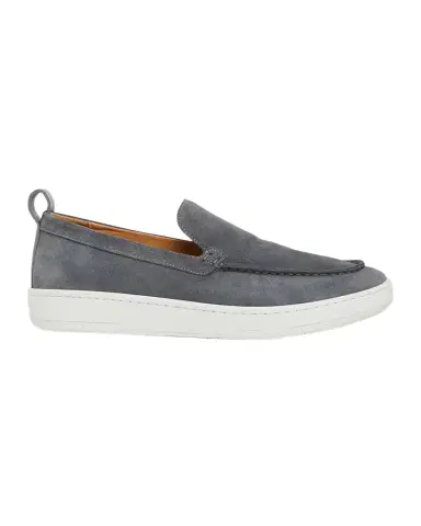 Lanvin Men's Suede Rubber-Sole Loafers | Thumbnail 1
