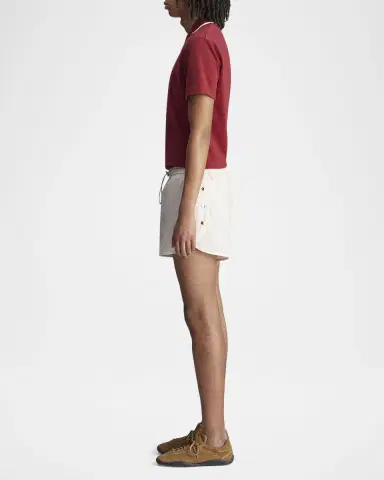 Adidas x Wales Bonner Men's Nylon Side-Snap Shorts | Thumbnail 6 Adidas x Wales Bonner Men's Nylon Side-Snap Shorts | Thumbnail 6