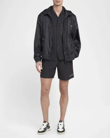 AMIRI Men's MA Quad Wind-Resistant Hooded Jacket | Thumbnail 2 AMIRI Men's MA Quad Wind-Resistant Hooded Jacket | Thumbnail 2