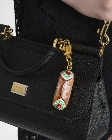 Dolce & Gabbana Cannoli Bag Charm | Thumbnail 2 Dolce & Gabbana Cannoli Bag Charm | Thumbnail 2