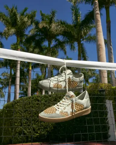 Golden Goose Super-Star Raffia Net Leather Low-Top Sneakers | Thumbnail 4 Golden Goose Super-Star Raffia Net Leather Low-Top Sneakers | Thumbnail 4