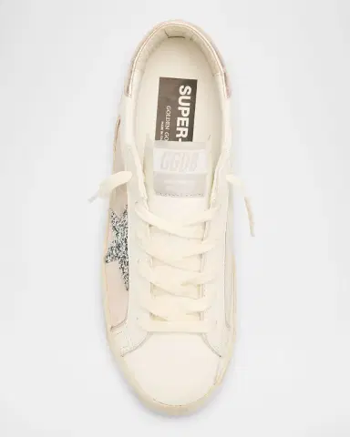 Golden Goose Super-Star Glitter-Star Low-Top Sneakers | Thumbnail 5 Golden Goose Super-Star Glitter-Star Low-Top Sneakers | Thumbnail 5