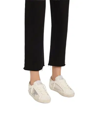 Golden Goose Super-Star Glitter-Star Low-Top Sneakers | Thumbnail 1 Golden Goose Super-Star Glitter-Star Low-Top Sneakers | Thumbnail 1