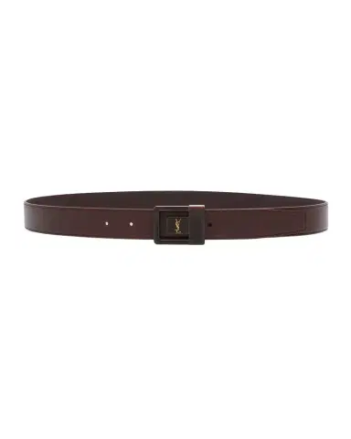 Saint Laurent YSL Buckle Leather Belt | Thumbnail 1