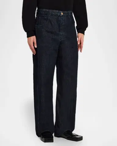 Jacquemus Men's The Mirada de-Nîmes Curved Denim Pants | Thumbnail 4 Jacquemus Men's The Mirada de-Nîmes Curved Denim Pants | Thumbnail 4
