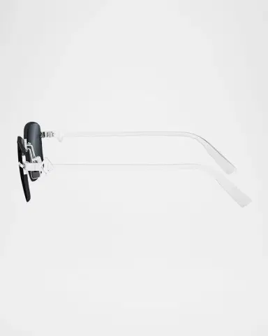 Dior Men's CD Diamond S11U Rectangle Sunglasses | Thumbnail 4 Dior Men's CD Diamond S11U Rectangle Sunglasses | Thumbnail 4