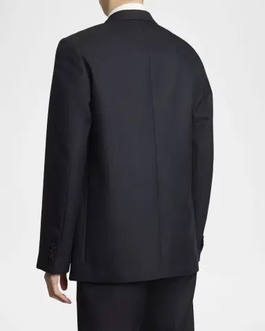 Dries Van Noten Men's Buforden Double-Breasted Wool Jacket | Thumbnail 2 Dries Van Noten Men's Buforden Double-Breasted Wool Jacket | Thumbnail 2