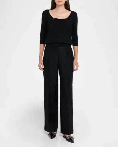 Dolce & Gabbana Scoop-Neck Cashmere Sweater | Thumbnail 2