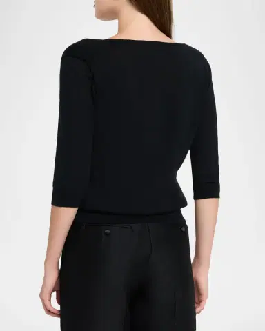 Dolce & Gabbana Scoop-Neck Cashmere Sweater | Thumbnail 3
