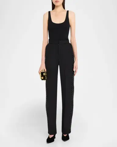 Diotima Crystal Tosh Crystal-Embellished Trousers | Thumbnail 2 Diotima Crystal Tosh Crystal-Embellished Trousers | Thumbnail 2