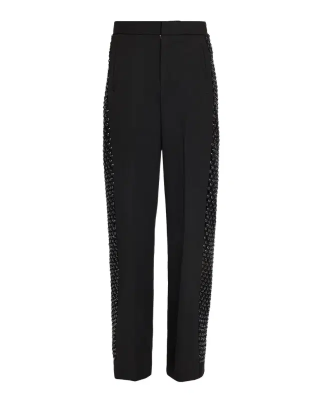 Diotima Crystal Tosh Crystal-Embellished Trousers