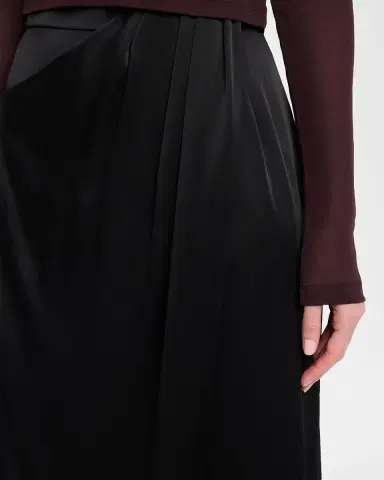 Lapointe Satin Wrap Maxi Skirt | Thumbnail 5 Lapointe Satin Wrap Maxi Skirt | Thumbnail 5
