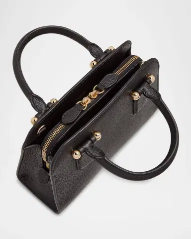 STRATHBERRY Georgia Mini Fine Grain Leather Tote Bag | Thumbnail 2