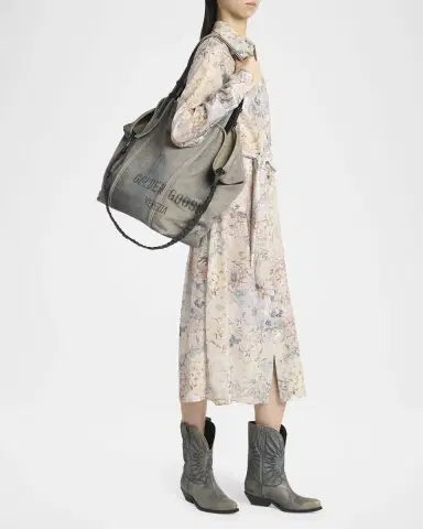 Golden Goose 24/7 Faded Canvas Tote Bag | Thumbnail 2 Golden Goose 24/7 Faded Canvas Tote Bag | Thumbnail 2