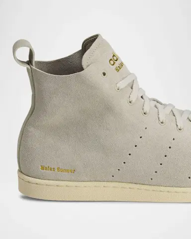 adidas x Wales Bonner x Wales Bonner Men 's Superstar Suede High-Top Sneakers | Thumbnail 6