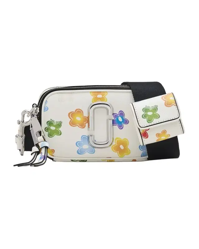 Snapshot Wild Daisy Crossbody Bag in Leather