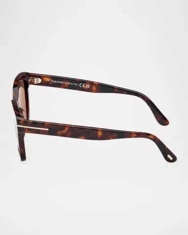 Tom Ford Haylay Acetate Rectangle Sunglasses | Thumbnail 4 Tom Ford Haylay Acetate Rectangle Sunglasses | Thumbnail 4