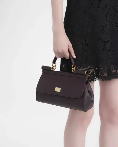 Dolce & Gabbana Sicily Leather Top-Handle Bag | Thumbnail 2