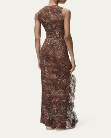 Loewe Feather Detail Tank Maxi Dress | Thumbnail 7 Loewe Feather Detail Tank Maxi Dress | Thumbnail 7