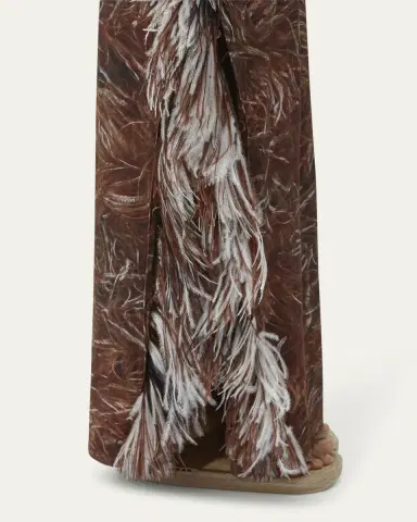 Loewe Feather Detail Tank Maxi Dress | Thumbnail 9 Loewe Feather Detail Tank Maxi Dress | Thumbnail 9