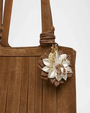 Golden Goose Metallic Leather Flower Bag Charm | Thumbnail 2 Golden Goose Metallic Leather Flower Bag Charm | Thumbnail 2