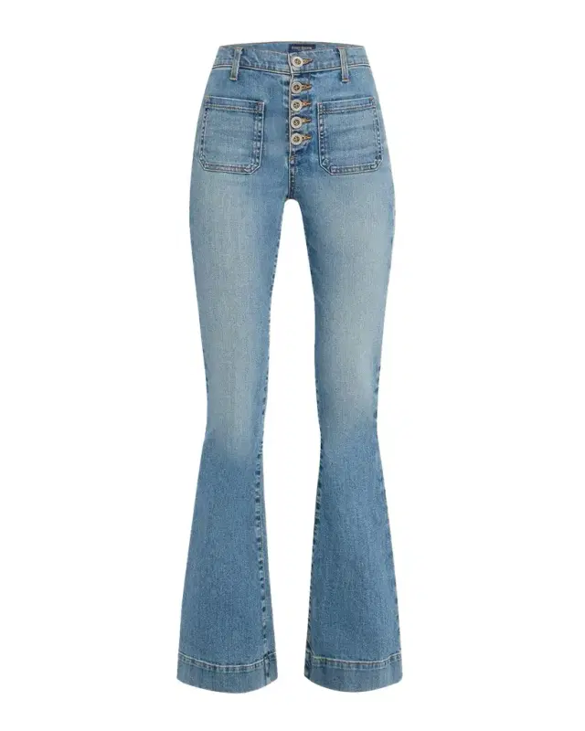 Ramy Brook Cindy High-Rise Flare Jeans