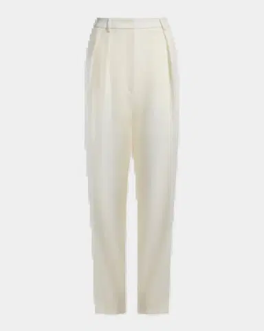 Altuzarra Emmett Pleated Tapered-Leg Wool Pants | Thumbnail 2