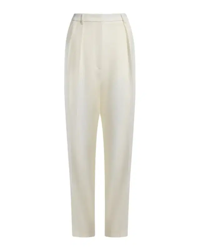 Altuzarra Emmett Pleated Tapered-Leg Wool Pants