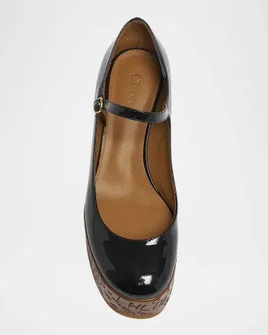 Chloé Maxime Patent Leather Platform Wedge Sandals | Thumbnail 6 Chloé Maxime Patent Leather Platform Wedge Sandals | Thumbnail 6