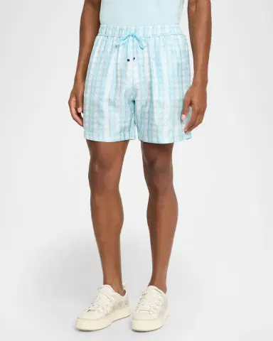 AMIRI Men's Silk MA Quad Bowling Shorts | Thumbnail 3 AMIRI Men's Silk MA Quad Bowling Shorts | Thumbnail 3