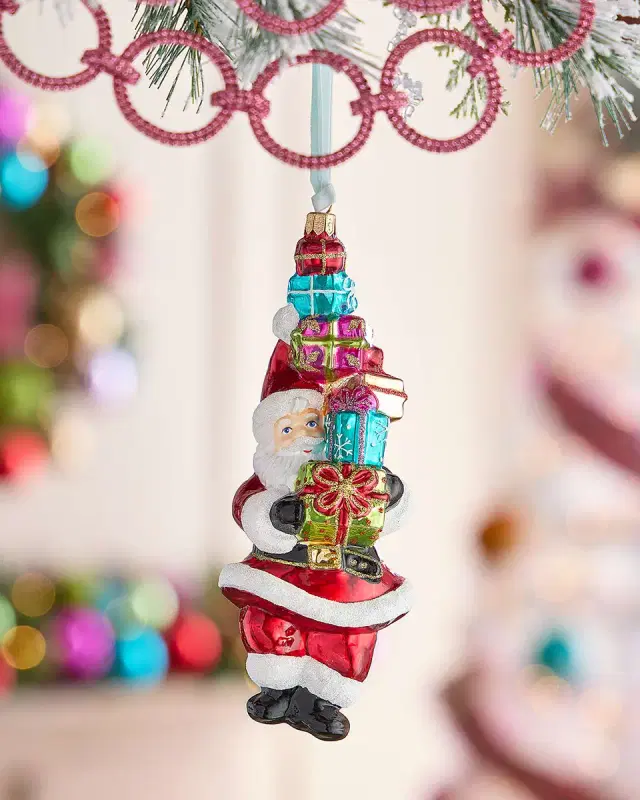 Be Good Get A Stack of Presents Christmas Ornament