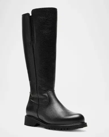 La Canadienne Harry Shearling-Lined Pebbled Leather Knee-High Boots | Thumbnail 2