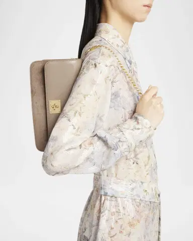 Golden Goose Gioia Flap Leather Shoulder Bag | Thumbnail 2