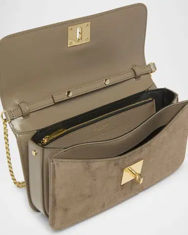 Golden Goose Gioia Flap Leather Shoulder Bag | Thumbnail 4